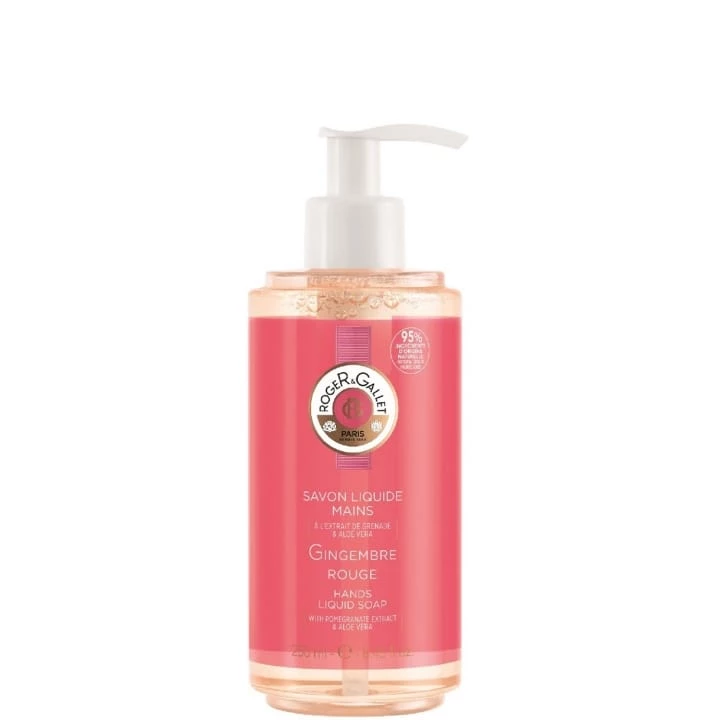 Gingembre Rouge Savon Liquide Mains - Roger&Gallet - Incenza