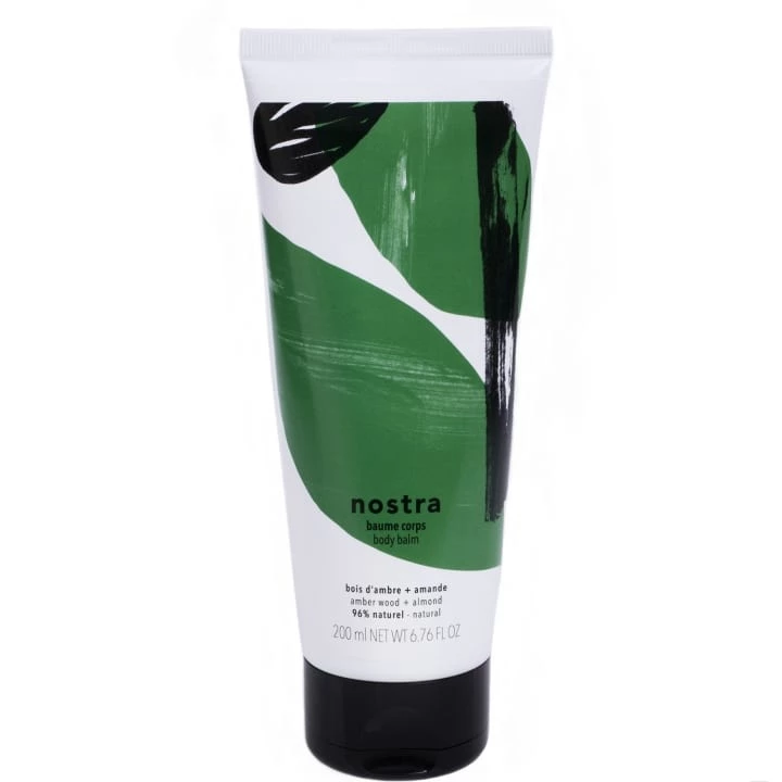 Bois d'Ambre & Amande Baume Corps - 96% d'ingrédients d'origine Naturelle - nostra - Incenza