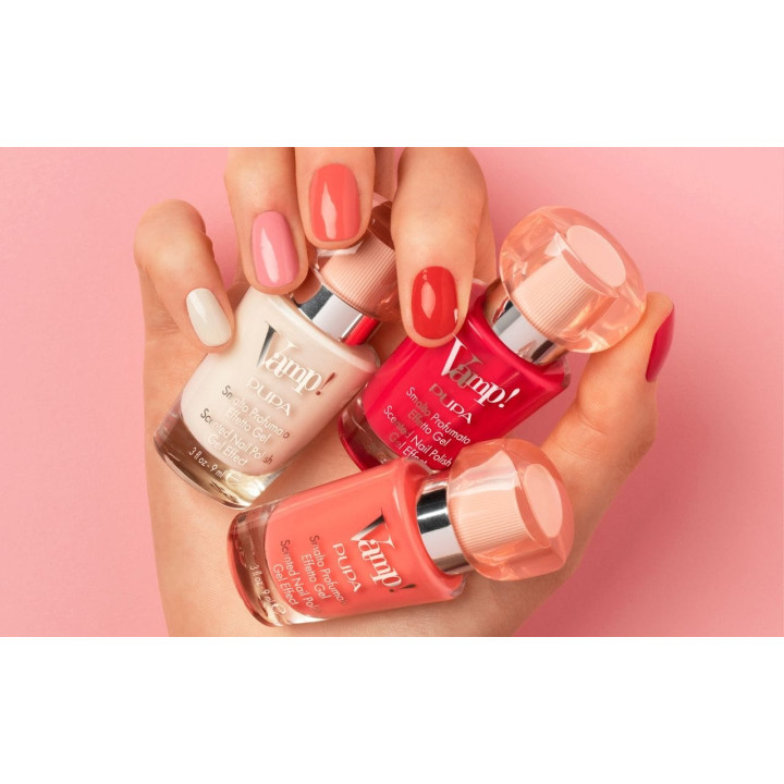 109 Vamp! Vernis à ongles parfumé à effet gel, nuances pastel