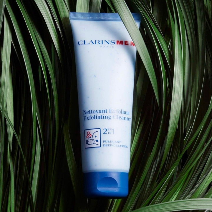 ClarinsMen Nettoyant Exfoliant Gommage Visage