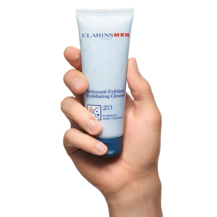 ClarinsMen Nettoyant Exfoliant Gommage Visage