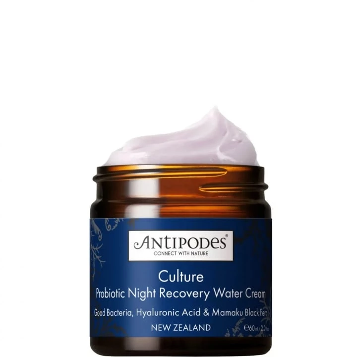 Culture Gel Crème de Nuit Réparateur aux probiotiques  - Antipodes - Incenza