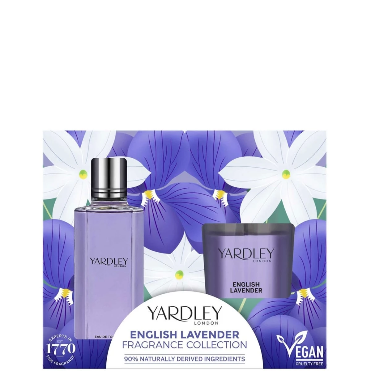 English Lavender de Yardley Coffret Eau de Toilette 50 ml Incenza