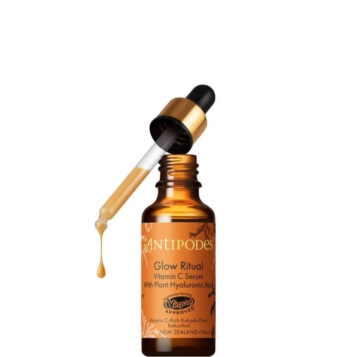 Glow Ritual Sérum à la Vitamine C et à l’Acide Hyaluronique Végétal - Antipodes - Incenza