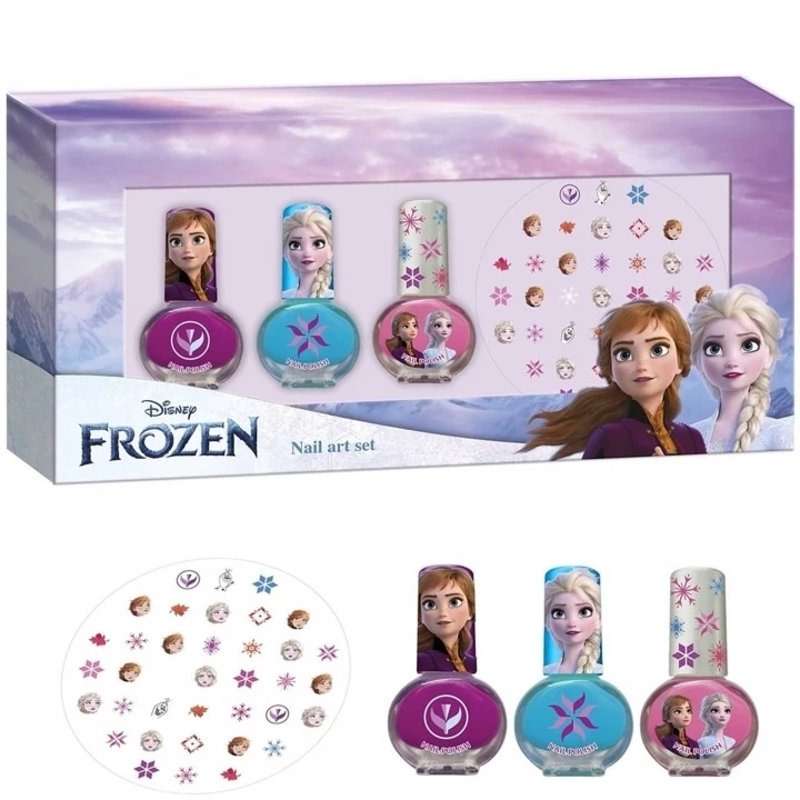 Reine des Neiges Coffret Vernis + Autocollants - Disney - Incenza