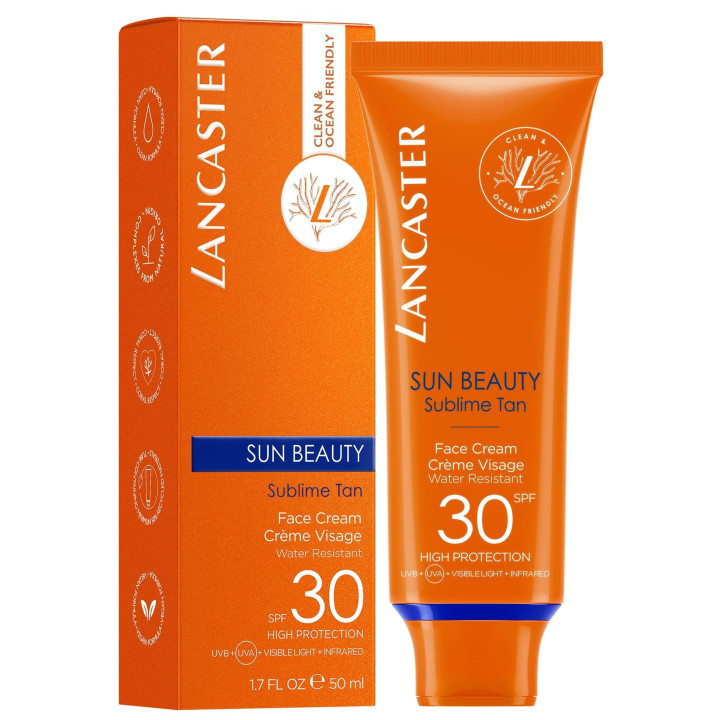  Sun Beauty Crème Visage Velours bronzage lumineux SPF30