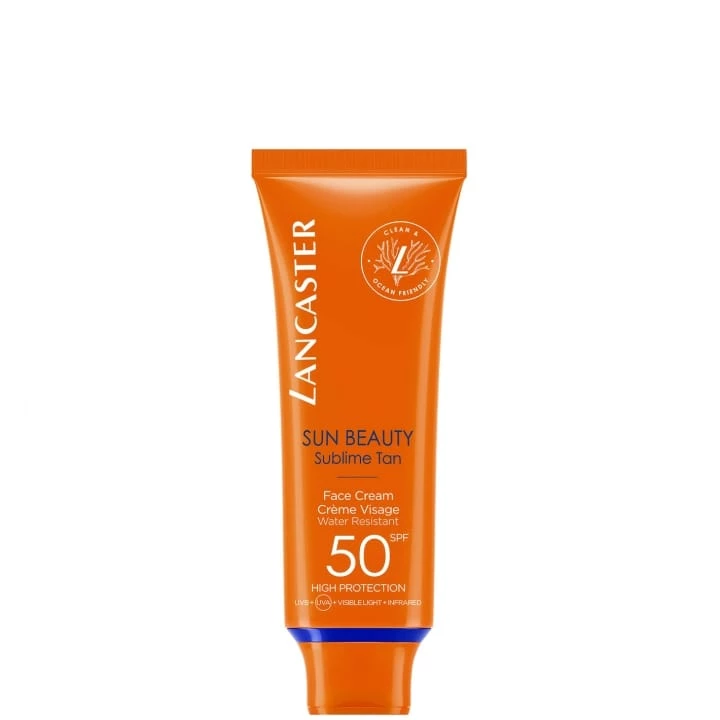 Sun Beauty Crème Visage Confort Bronzage Lumineux SPF50 - Lancaster - Incenza