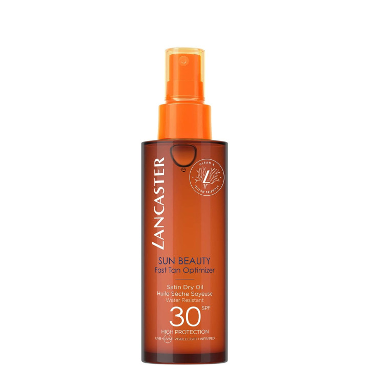 Sun Beauty Huile sèche soyeuse accélératrice de bronzage spray SPF30