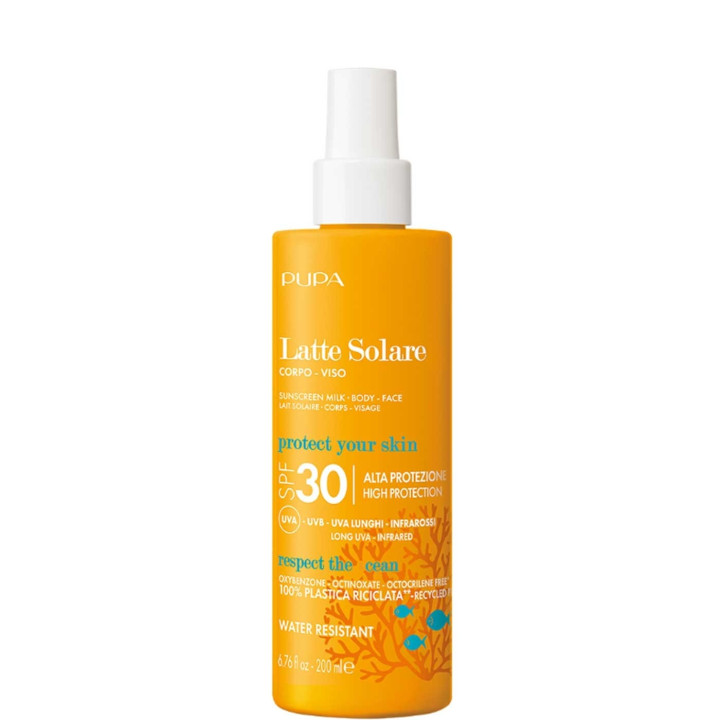 Lait Solaire Multifonction SPF 30 Visage & Corps Moyenne Protection UVA - UVB - Infrarouges