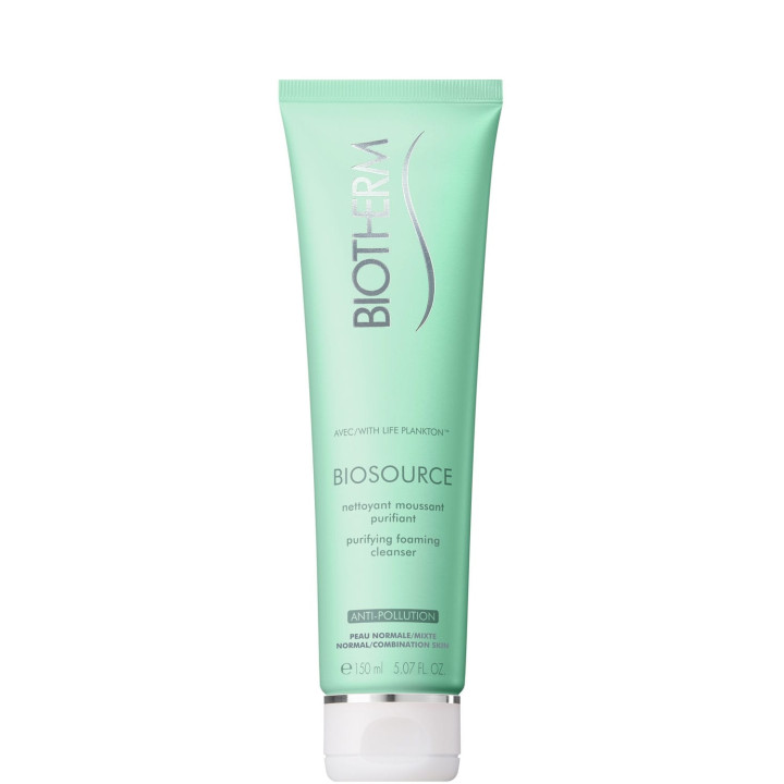 Biosource Exfoliant Nettoyant Moussant Purifiant - Peaux Normales à Mixtes