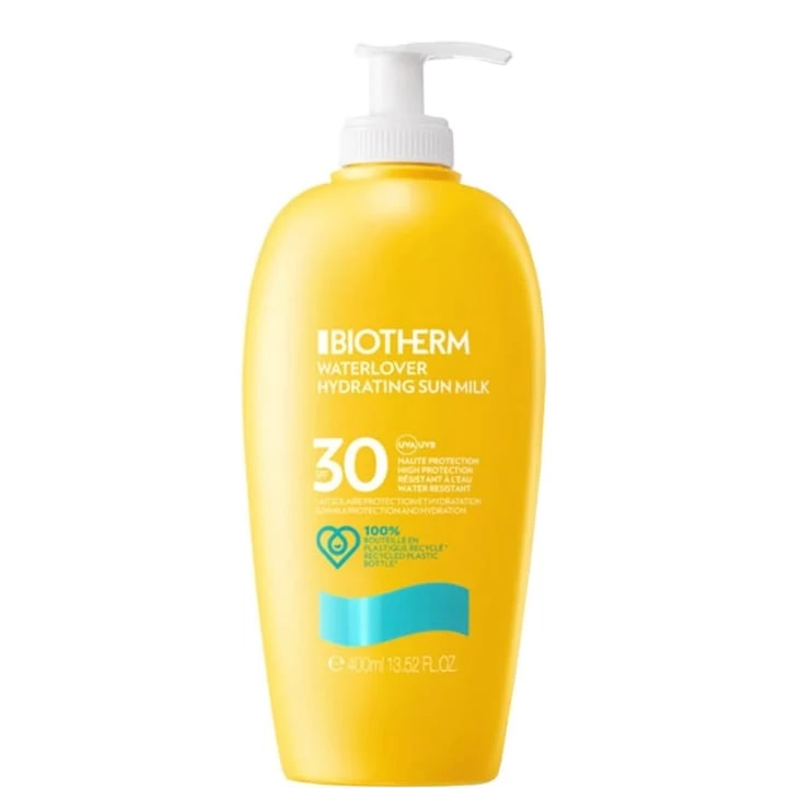 Waterlover   Lait Solaire Hydratant SPF 30 Corps - Plus Respectueux de la Vie Aquatique  - Biotherm - Incenza