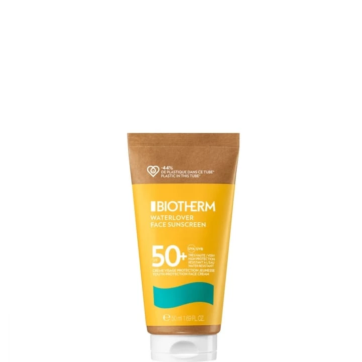 Waterlover Crème Solaire Visage Anti-âge SPF 50+ - Biotherm - Incenza