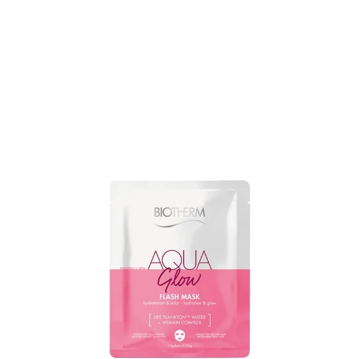 Aqua Flash Mask Glow Masque Tissu -  Hydratation Flash & Eclat Instantané - Biotherm - Incenza