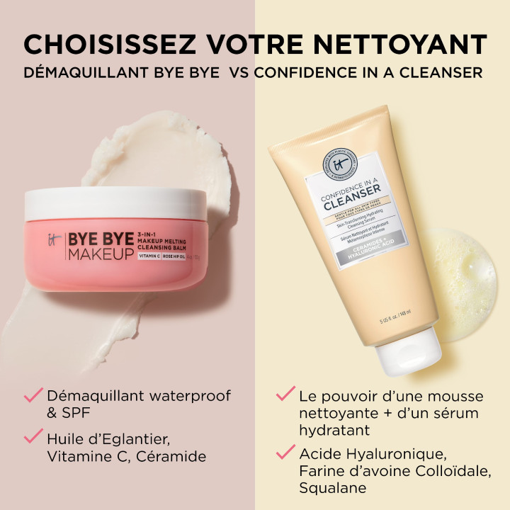 Bye Bye Makeup™ Baume Démaquillant Fondant 3-en-1