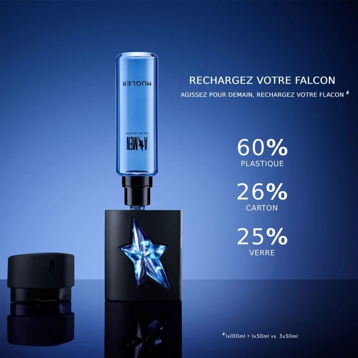 A*Men de MUGLER Eau de Toilette Flacon Recharge Incenza