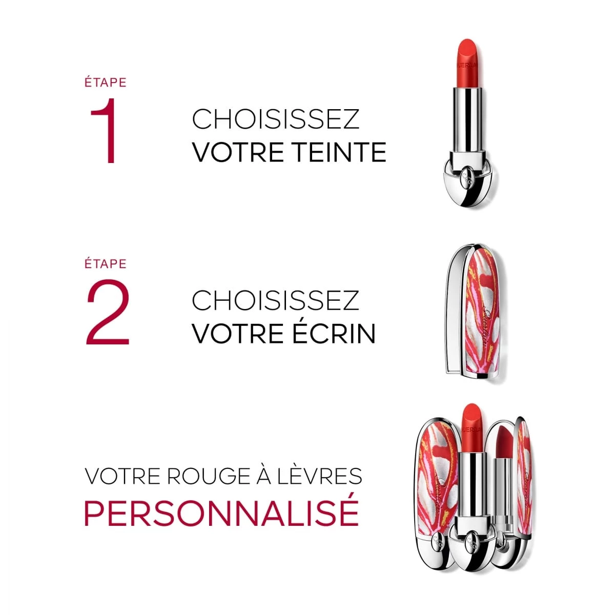 Rouge A Levres Guerlain Avec Miroir Rouge G de Guerlain - L'Écrin Double Miroir - Incenza