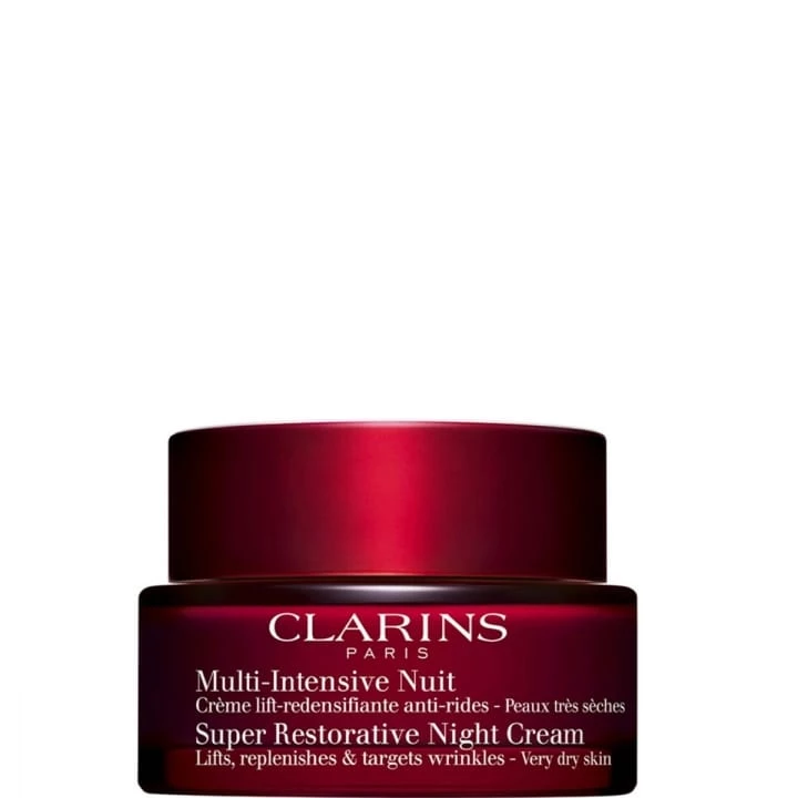 Multi Intensive Crème Lift-Repulpante Anti-Rides Nuit - Peaux très Sèches - CLARINS - Incenza