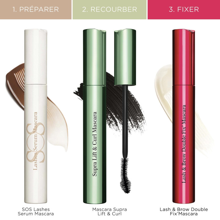 Supra Lift & Curl Mascara Effet Liftant Courbe & Volume Déployés
