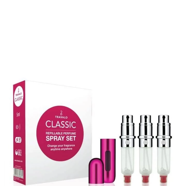 Travalo Coffret Vaporisateur de Sac Rechargeable Rose - Travalo - Incenza