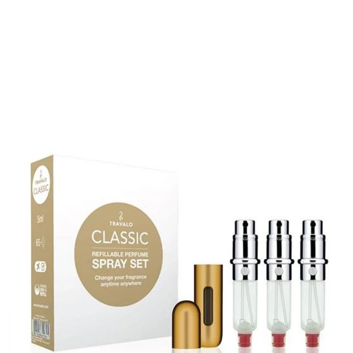 Travalo Coffret Vaporisateur de Sac Rechargeable Or - Travalo - Incenza