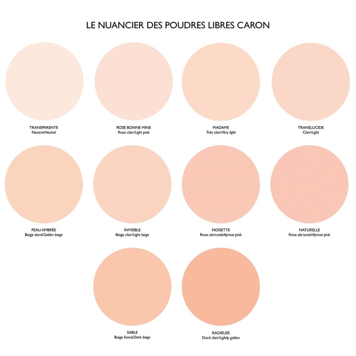 Les Transparentes Poudre Libre