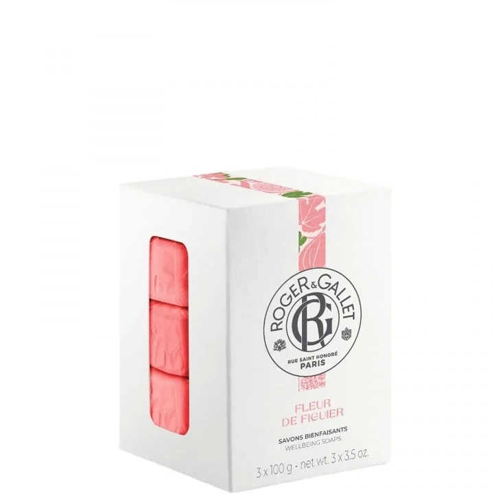 Fleur de Figuier Coffret 3 Savons Bienfaisants - Roger&Gallet - Incenza