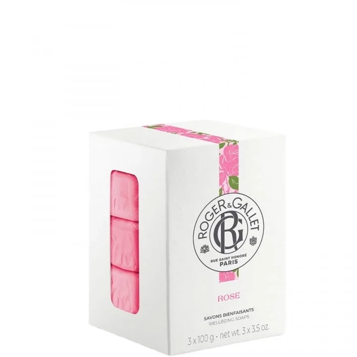 Rose Coffret 3 Savons Bienfaisants - Roger&Gallet - Incenza