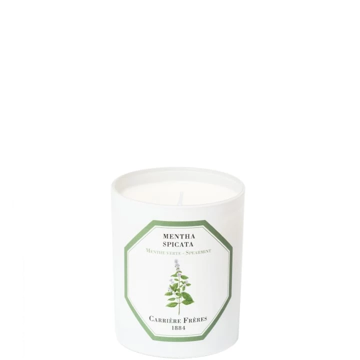 Menthe Verte - Mentha Spicata Bougie Parfumée - Carrière Frères - Incenza