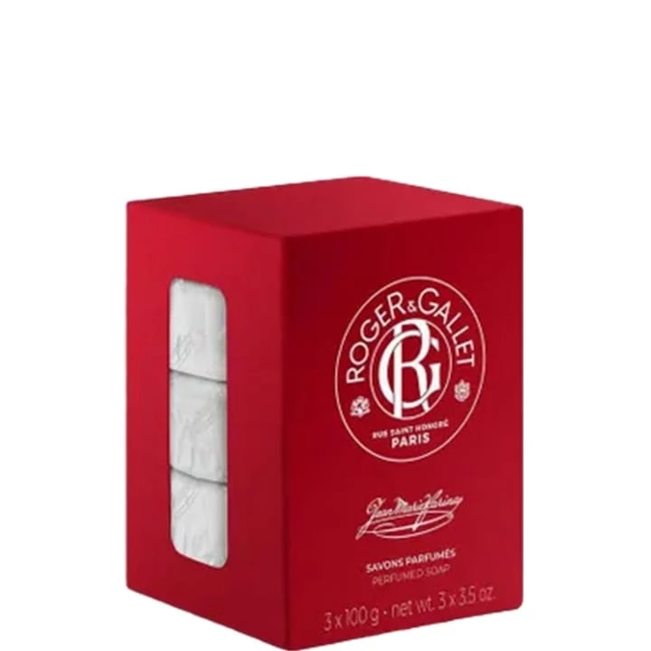 Jean Marie Farina Coffret Savons Parfumés - Roger&Gallet - Incenza