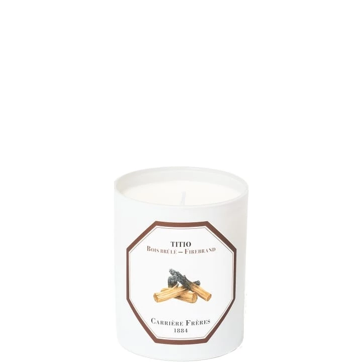 Bois Brûlé  - Titio Bougie Parfumée - Carrière Frères - Incenza