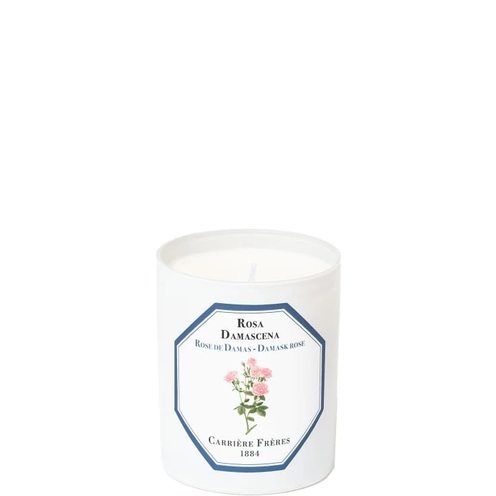 Rose de Damas - Rosa Damascena Bougie Parfumée - Carrière Frères - Incenza