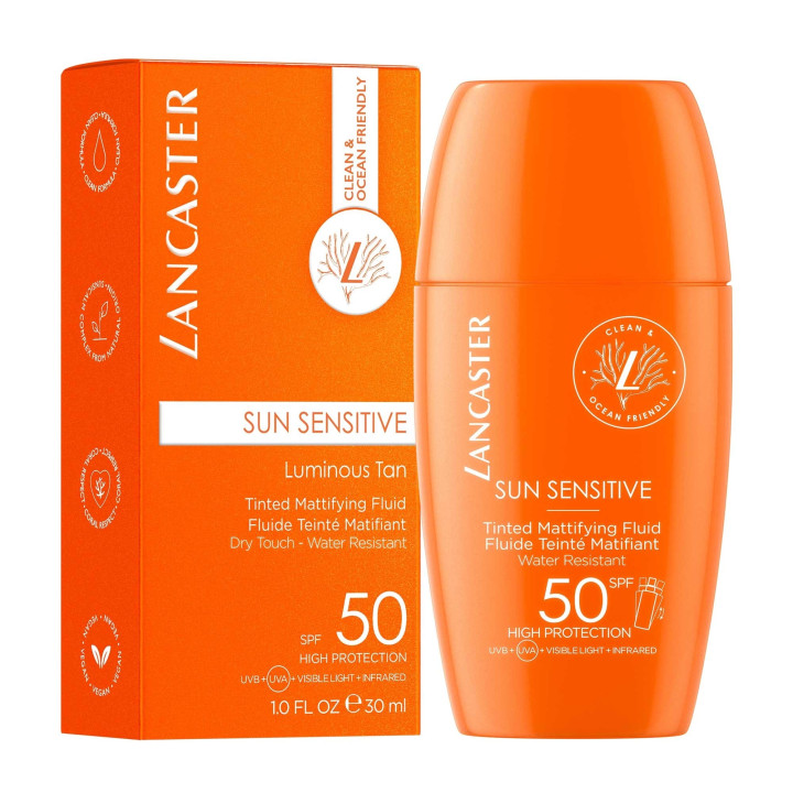 Sun Sensitive Fluide Teinté & Matifiant SPF50 30 ml