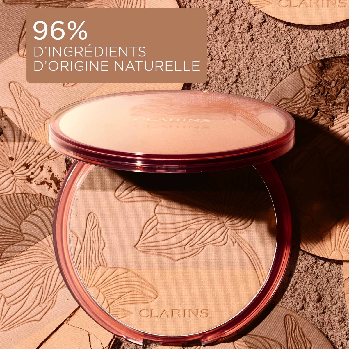 Bronzing Compact de CLARINS Poudre de Soleil Effet Bonne Mine Incenza