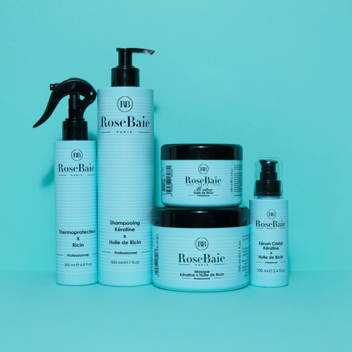 Kératine x Huile de Ricin Masque Réparateur