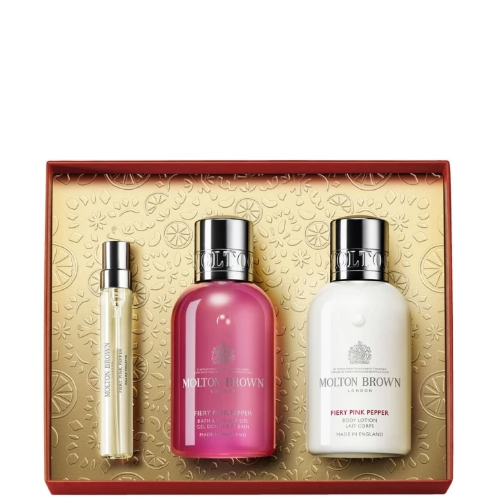 Fiery Pink Pepper Coffret Travel Collection - Molton Brown - Incenza