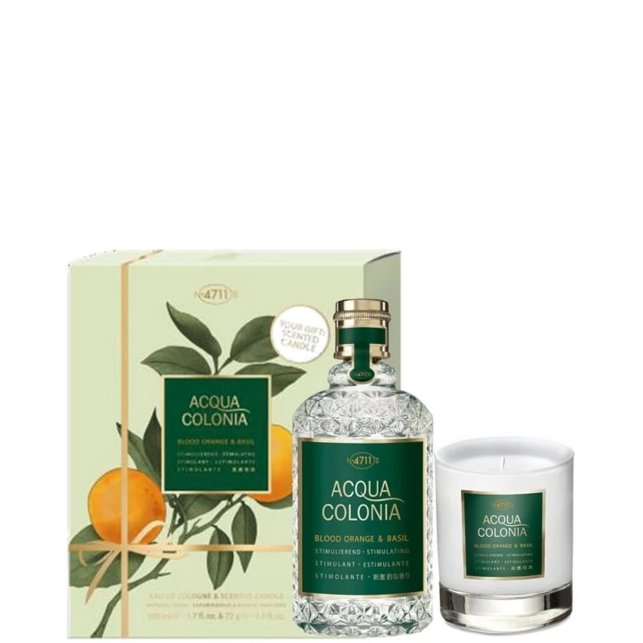 Acqua Colonia Orange Sanguine & Basilic Coffret Eau de Cologne - 4711 - Incenza