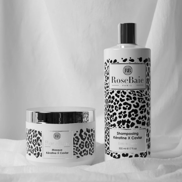 Kératine x Caviar de RoseBaie Paris Shampooing Réparateur
