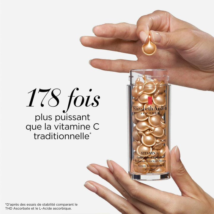 Ceramide Vitamine C Capsules Sérum Rénovateur d'Éclat