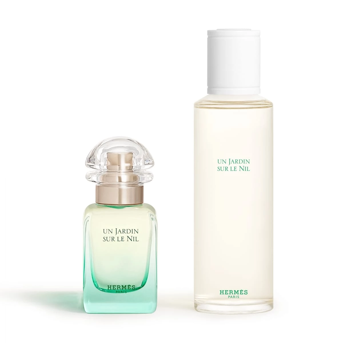 Un Jardin sur le Nil de HERMÈS Eau de Toilette et Recharge Incenza