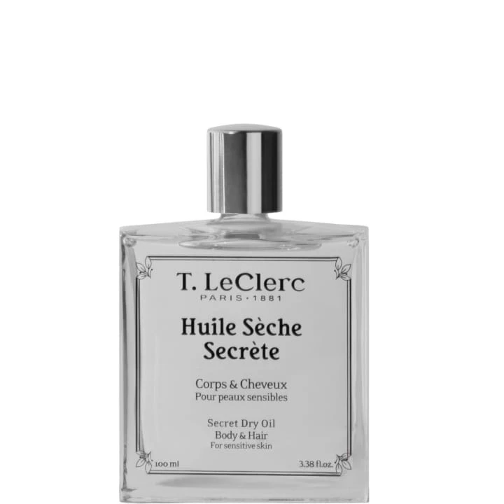 Huile Sèche Secrète  Corps & Cheveux - Pour Peaux Sensibles - T. Leclerc - Incenza