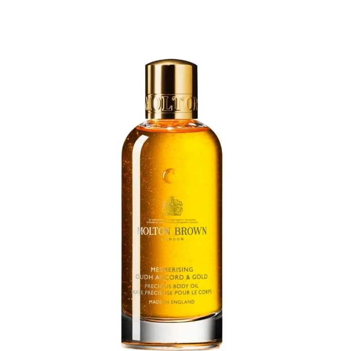 Mesmerising Oudh Accord & Gold Huile Précieuse pour le Corps - Molton Brown - Incenza