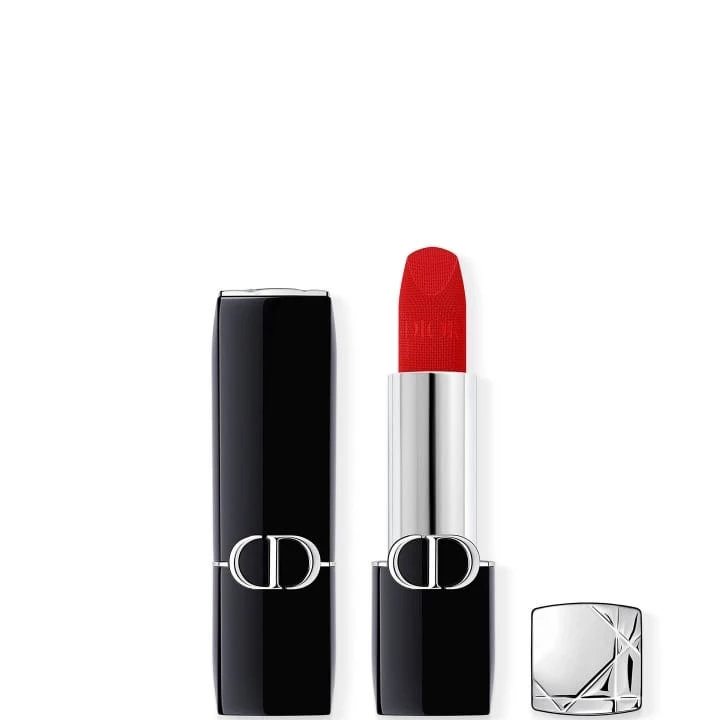 999 Rouge Velvet Dior Rouge à lèvres Confort et Longue Tenue - Soin Floral Hydratant - DIOR - Incenza
