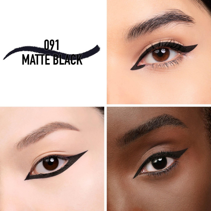 091 Matte Black Diorshow Stylo Eyeliner Waterproof - Tenue 24h - Couleur Intense