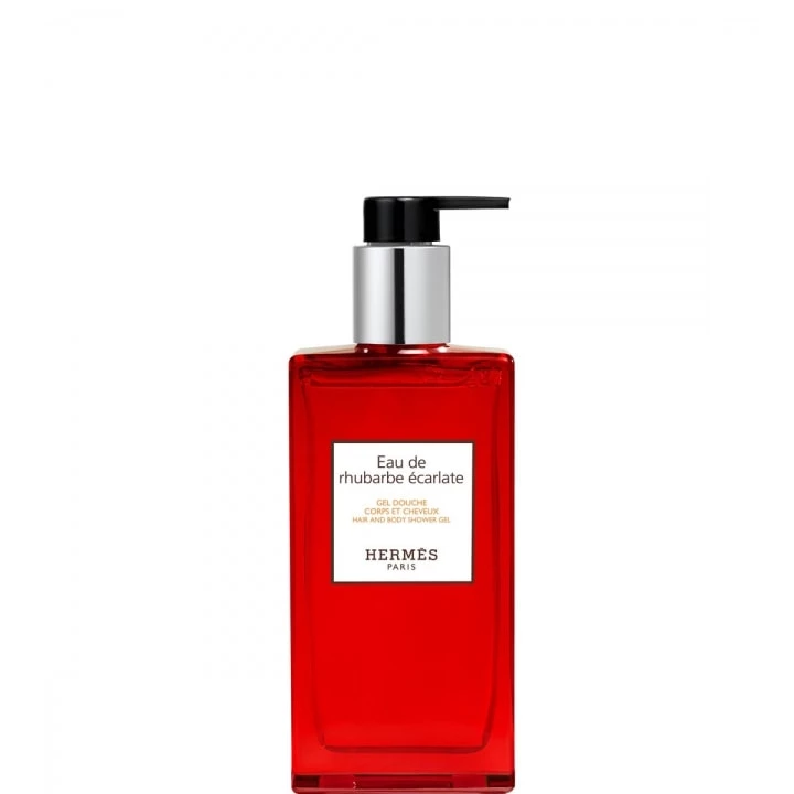 Eau de Rhubarbe Écarlate Gel Douche Corps & cheveux - HERMÈS - Incenza