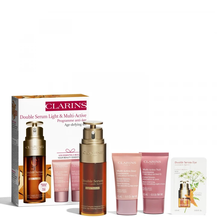 Double Serum Light Texture & Multi-Active Coffret Soin - CLARINS - Incenza