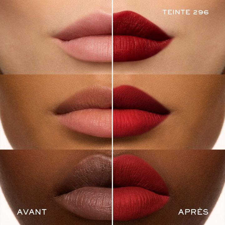 L'Absolu Rouge Drama Matte Rouge à Lèvres Mat Poudré - Tenue et Confort Longue Durée