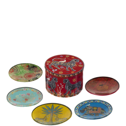 Ortigia Coffret Assiettes en Verre