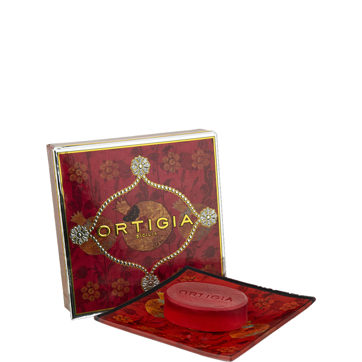 Melograno Assiette en Verre & Savon