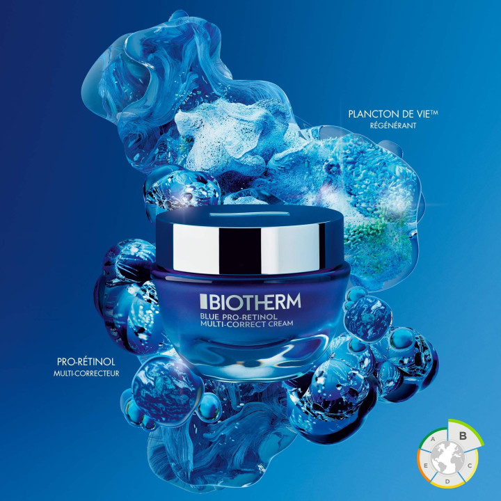 Blue Pro-Retinol Crème Hydratante Pro-Rétinol Anti-Âge et Anti-Rides