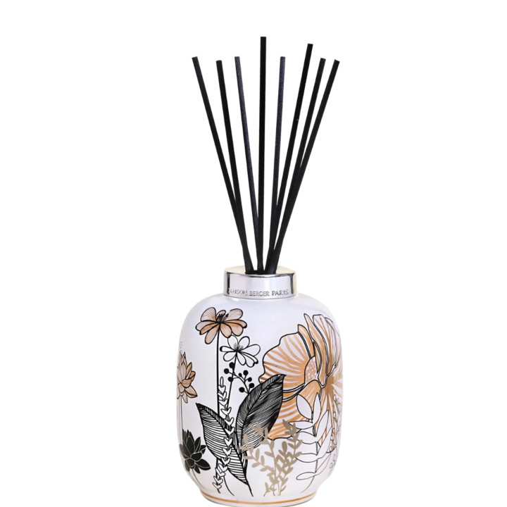 Porcelaine Blanche Végétale Bouquet Parfumé